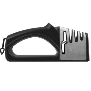 Professioneller 4-teiliger Handmesserschärfer, manuell, Edelstahl, Diamant-Schleifstein, Küchenhelfer-Zubehör