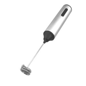 Elektrischer USB-Kaffeemixer aus Edelstahl mit Milchaufschäumer