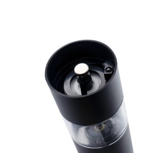 Heißer Verkauf maßgeschneiderte Küchenmühle Flasche automatische Schwerkraft Salz und Pfeffermühle Set