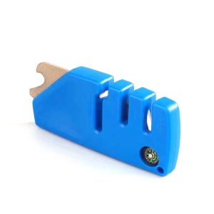 Mini-Küchenhelfer für den Außenbereich, schneller Messerschärfer mit Kompass und Flaschenöffner