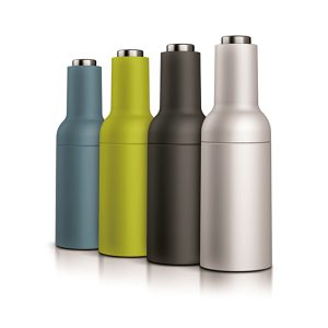 Heißer Verkauf maßgeschneiderte Küchenmühle Flasche automatische Schwerkraft Salz und Pfeffermühle Set